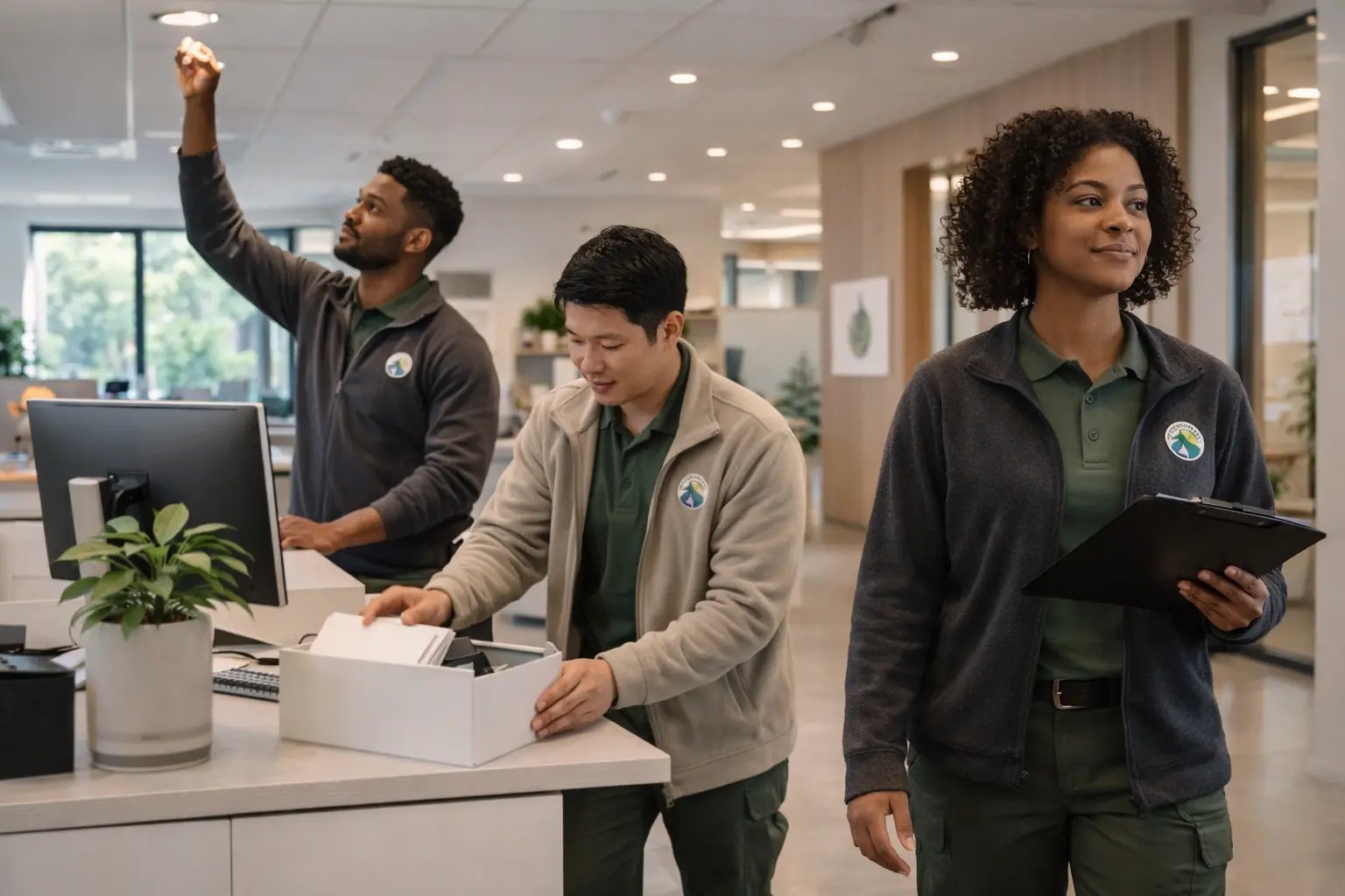 Workers in Enterprise Office
