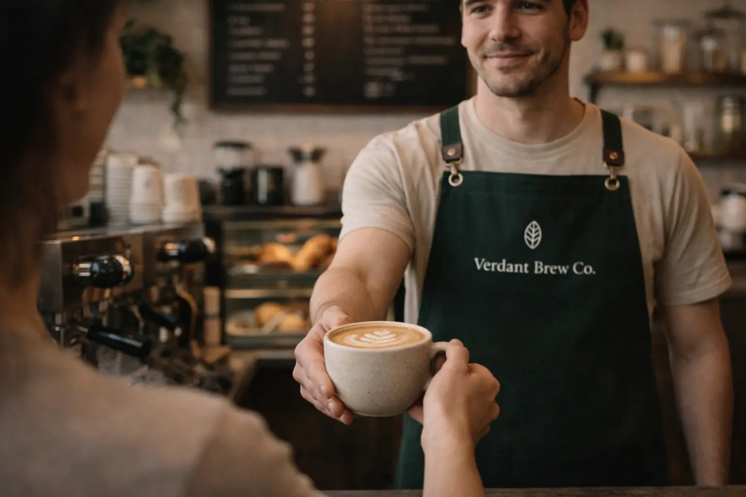 Heres your beverage! Heres your beverage!