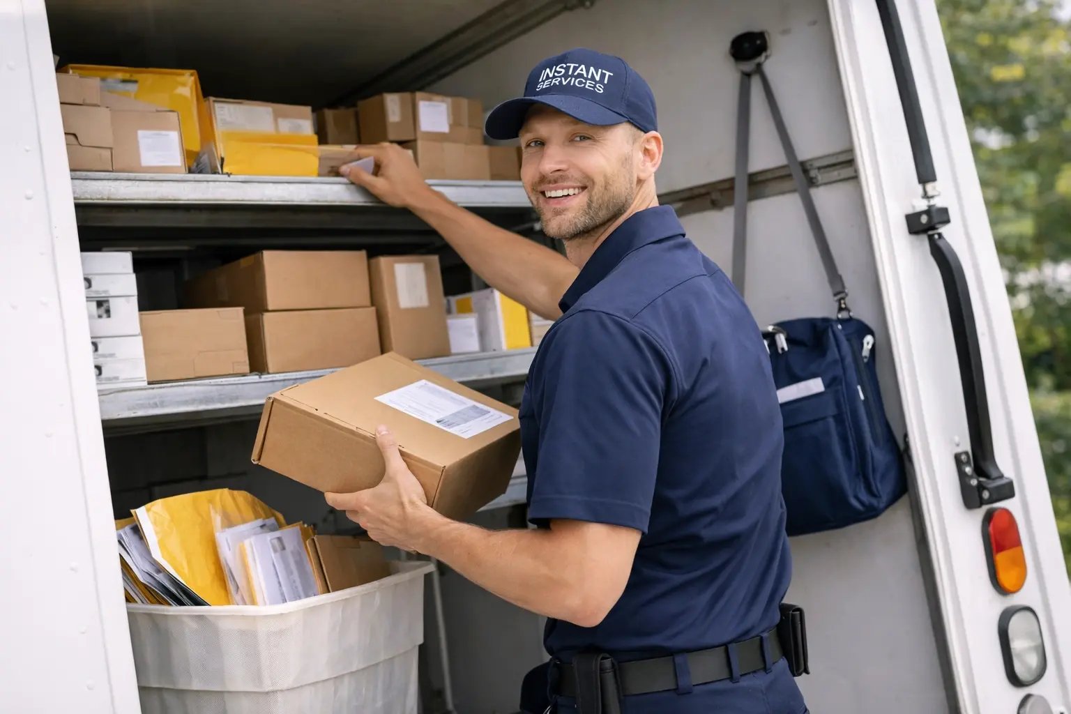 Mail Carrier at work Outdoors Mail Carrier at work Outdoors