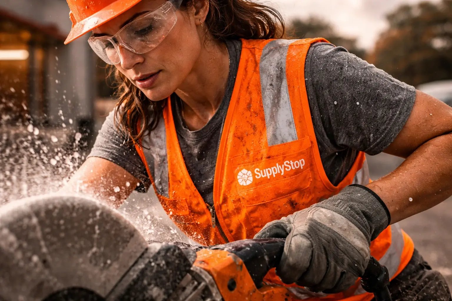Woman Hard at Work