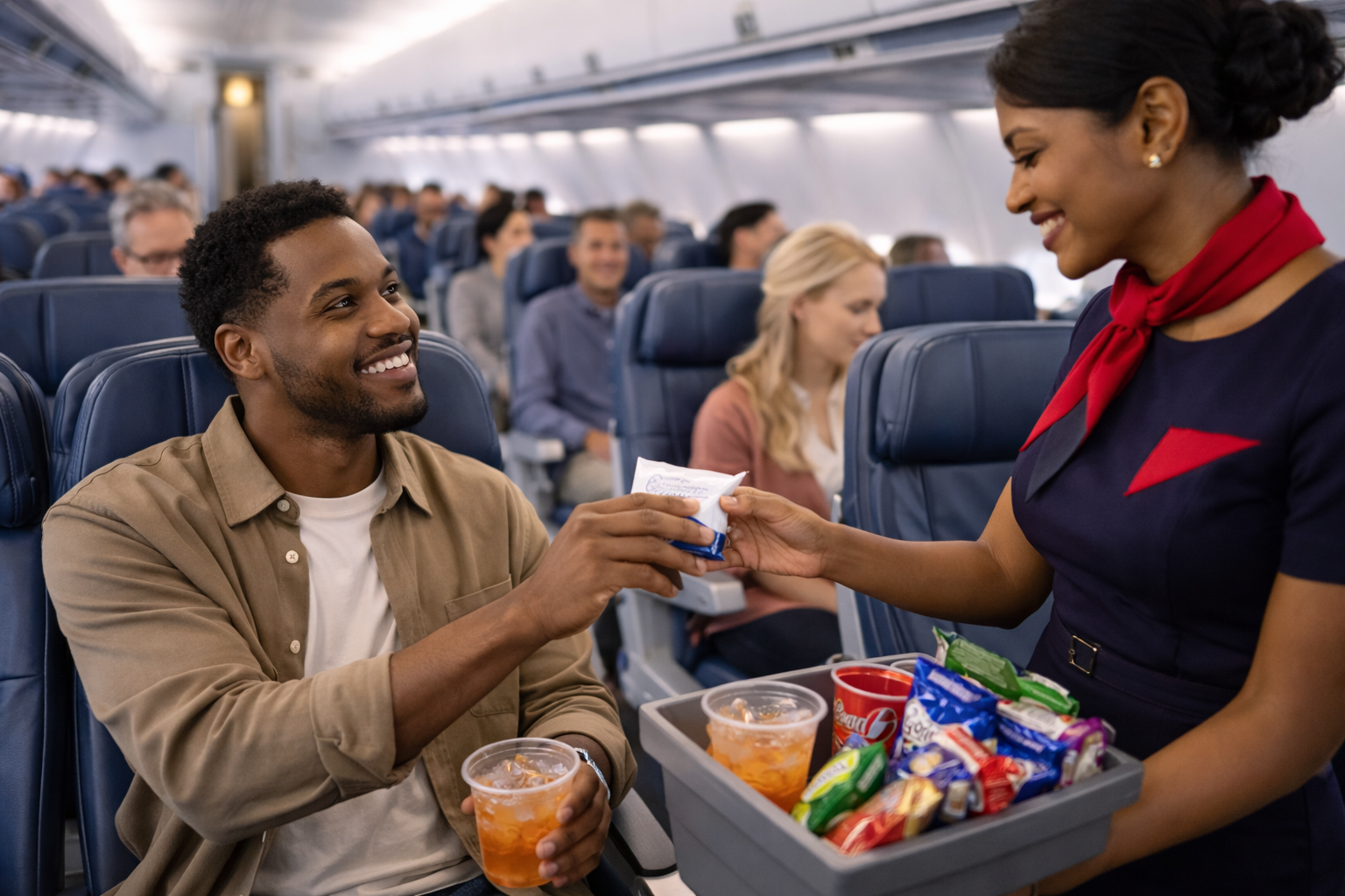 Snacks on Plane Snacks on Plane
